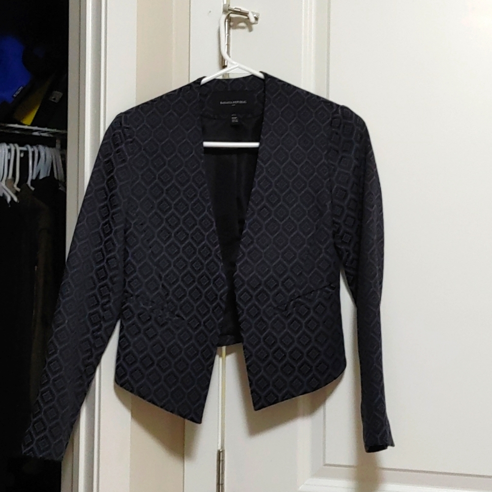 Banana Republic 00P Jacquard print blazer